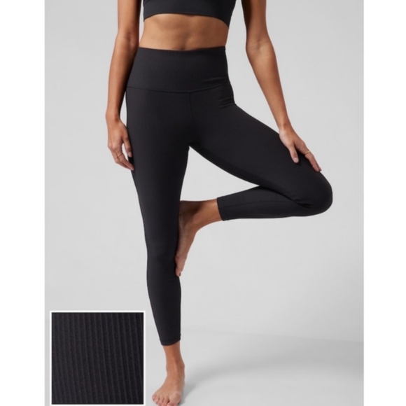 Athleta Pants & Jumpsuits Athleta Elation Ribbed Tight Leggings
